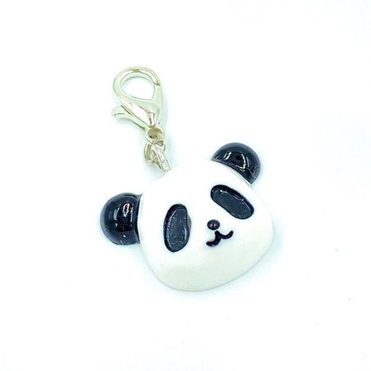 Resin Panda Charm | Kawaii Planner Clip | Chinese Stitch Marker