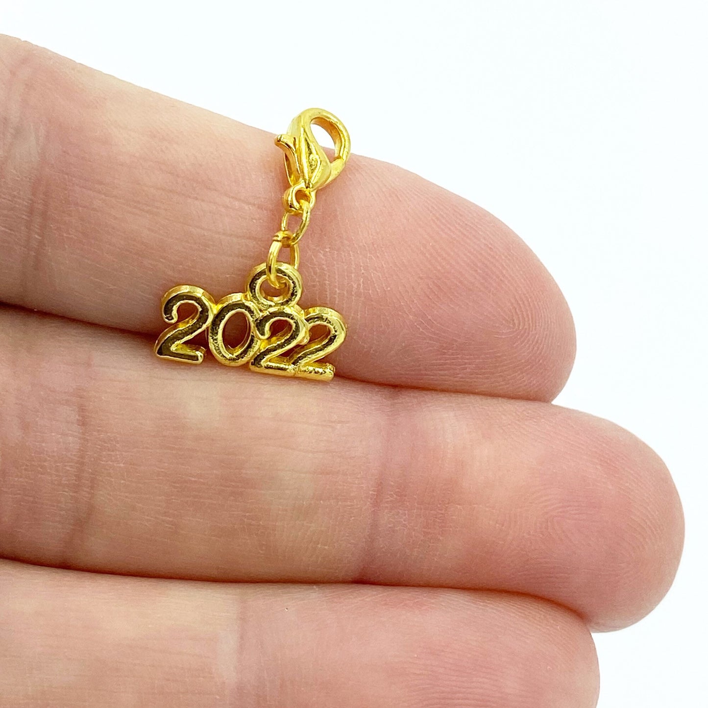 Small 2022 Charm | New Year Clip | 2022 Stitch Marker