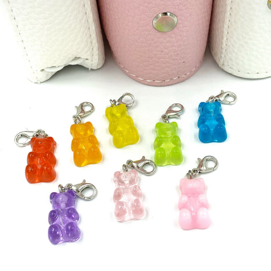 Resin Gummy Bear Charm | Candy Bookmark | Gummies Stitch Marker