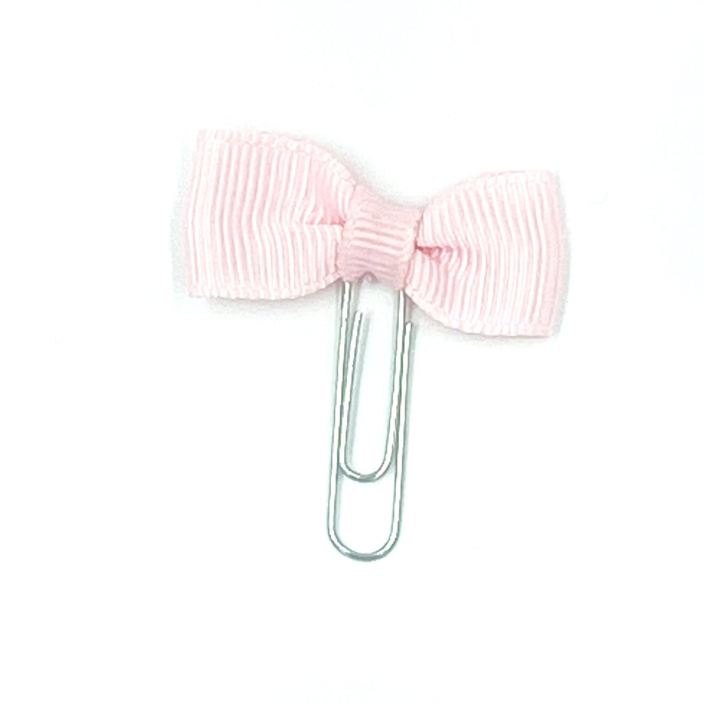 Small Grosgrain Planner Clips | Colorful Ribbon Clips | Planner Bow Clips