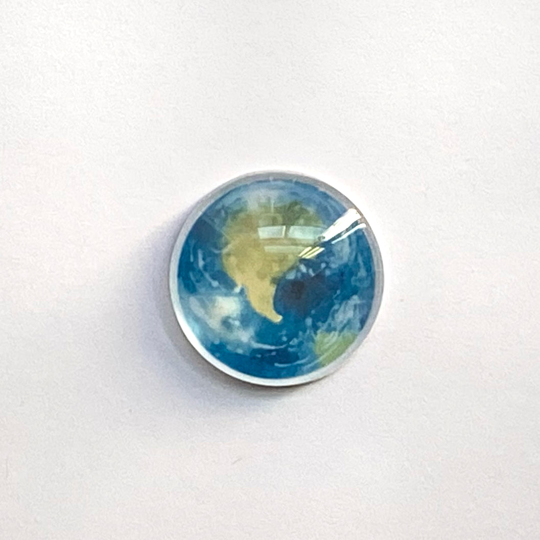 Celestial 25mm Cabochon Charm, Solar System Planner Clip, Stargazer Clips, Gift for Astronomy Lover, Moon and Planets Bookmarks, 1-inch Charm