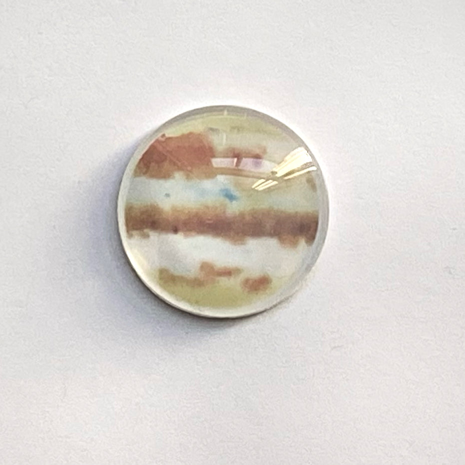 Celestial 25mm Cabochon Charm, Solar System Planner Clip, Stargazer Clips, Gift for Astronomy Lover, Moon and Planets Bookmarks, 1-inch Charm