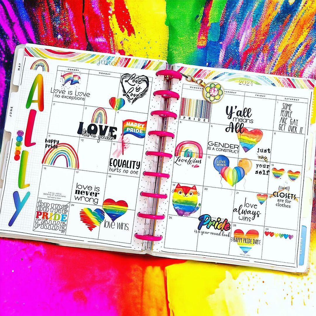 Celebrate Pride In Your Planner