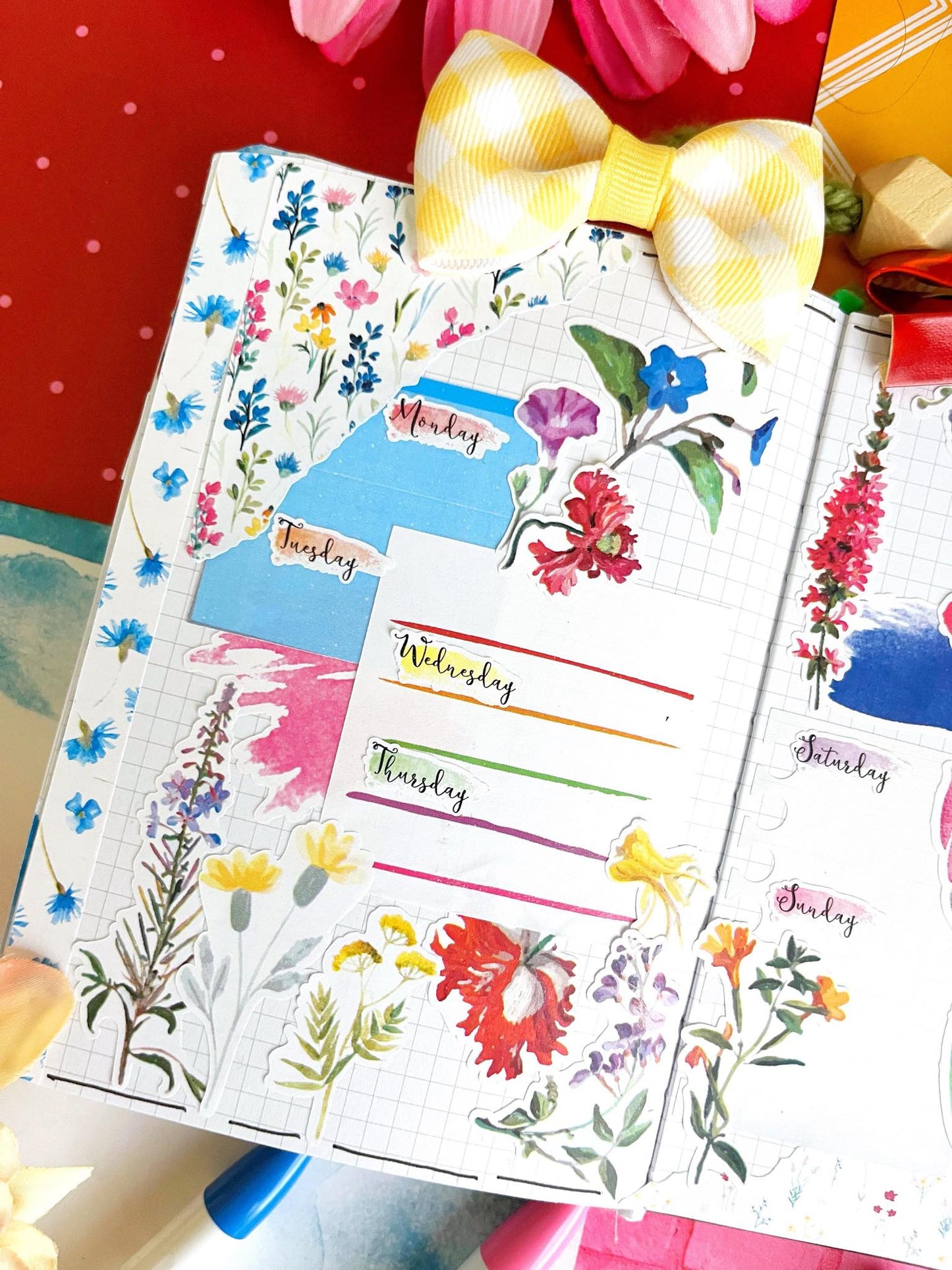Wild at Heart Planner Stickers | Wildflowers Stickers | Poppy Stickers | Planner Sticker Kit | Seasonal Floral Planner Stickers