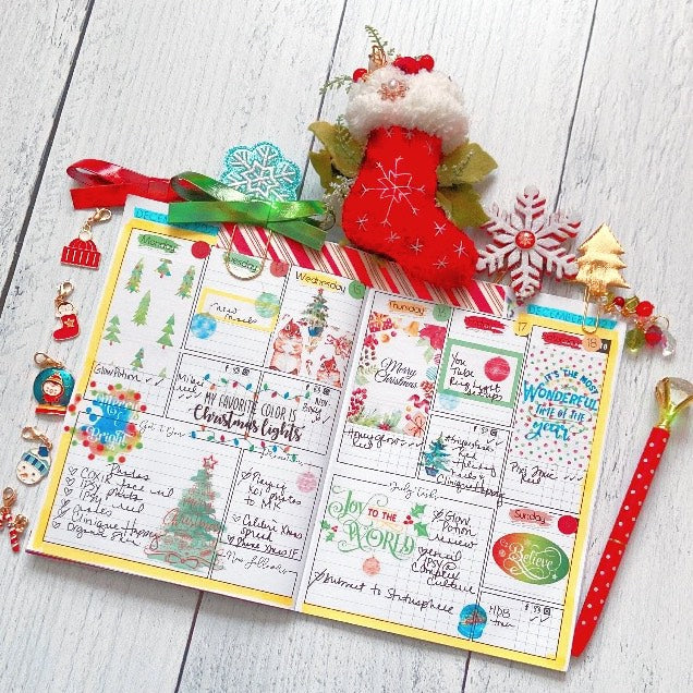 Christmas Planner Stickers | Long Winter’s Nap Stickers | Holiday Stickers | Seasonal Planner Stickersr