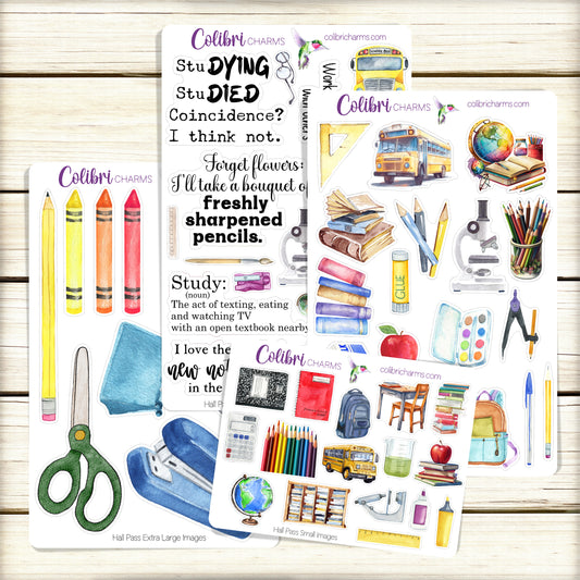 Hall Stickers Hall Pass – ColibriCharms