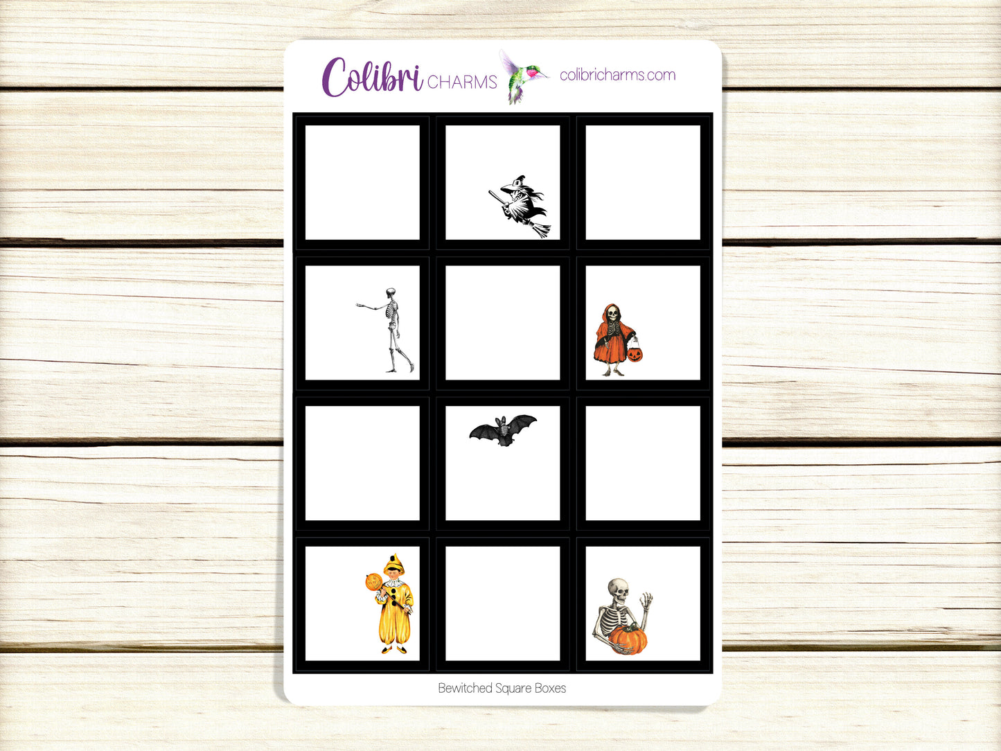 Bewitched Box Planner Stickers, Happy Planner Stickers, Halloween Planner, Functional Planning
