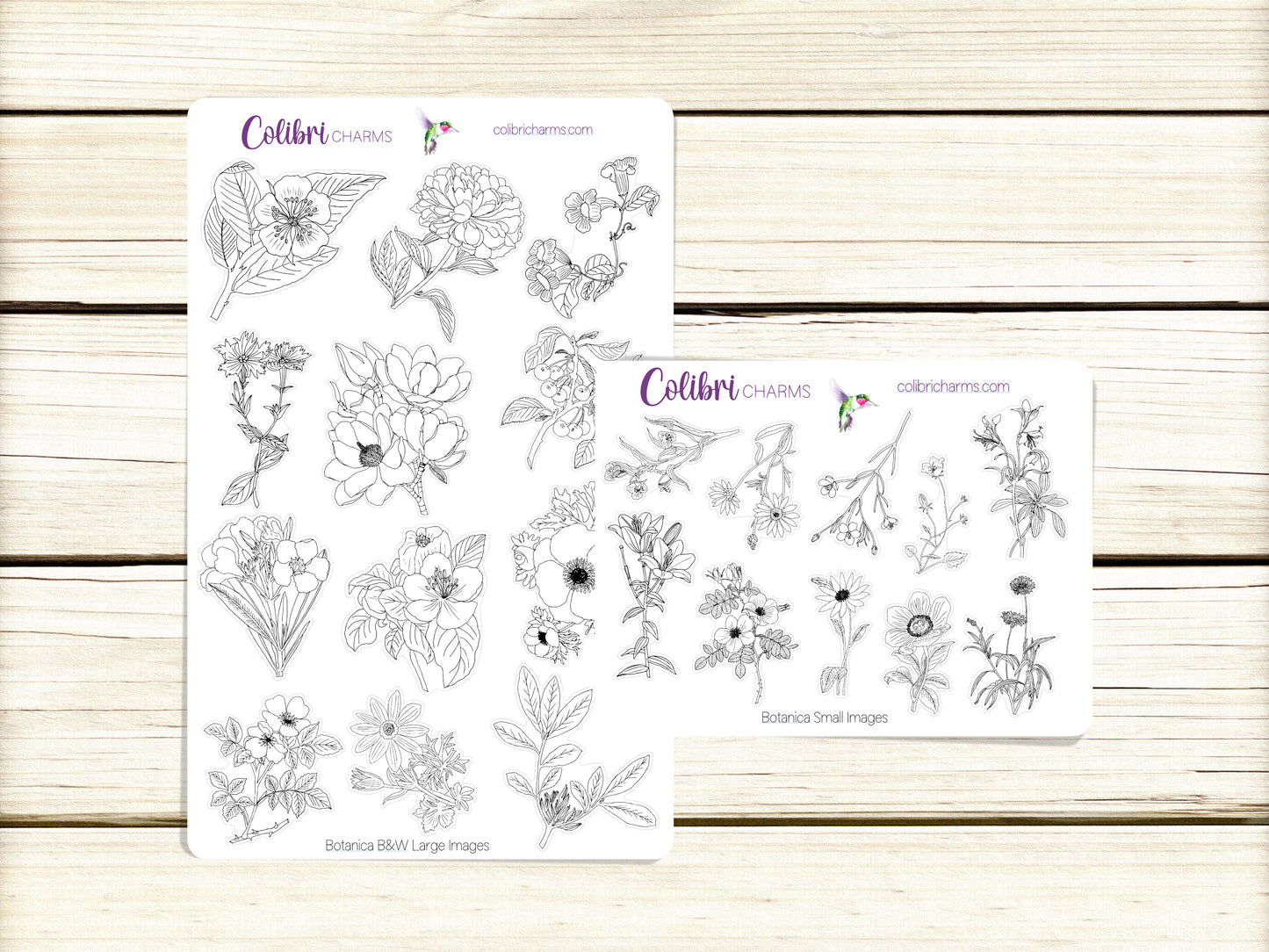 Botanica Planner Stickers, Vintage Deco Stickers, Botanical Deco, Bullet Journal Planner Sticker Kit, Seasonal Planner Stickers