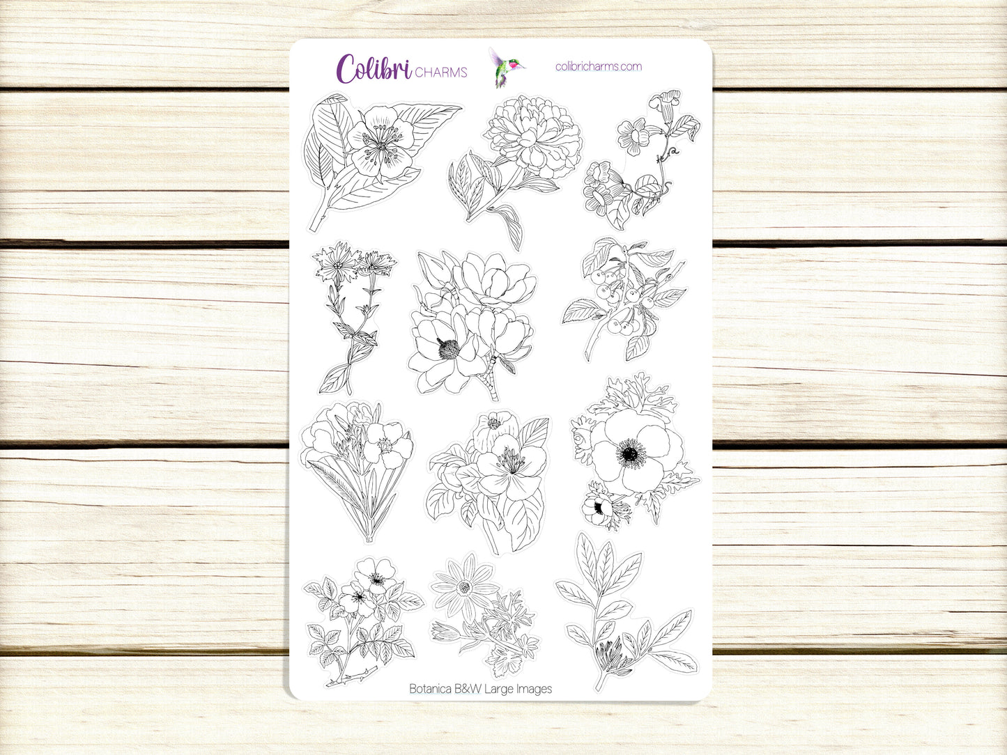 Botanica Planner Stickers, Vintage Deco Stickers, Botanical Deco, Bullet Journal Planner Sticker Kit, Seasonal Planner Stickers