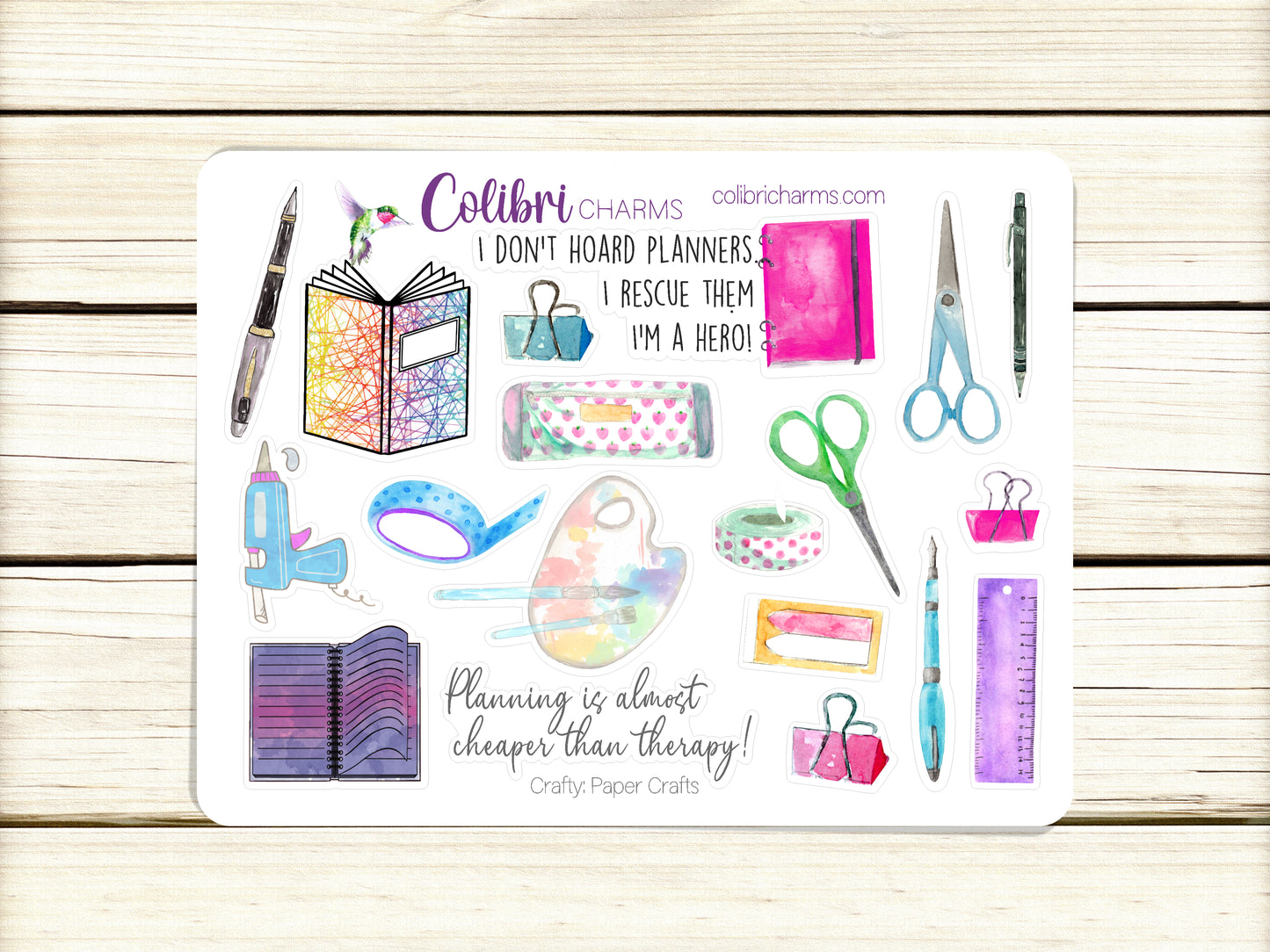 Crafty Planner Stickers | Creative Stickers | Knitting Stickers | Sewing Stickers | Crocheting Stickers
