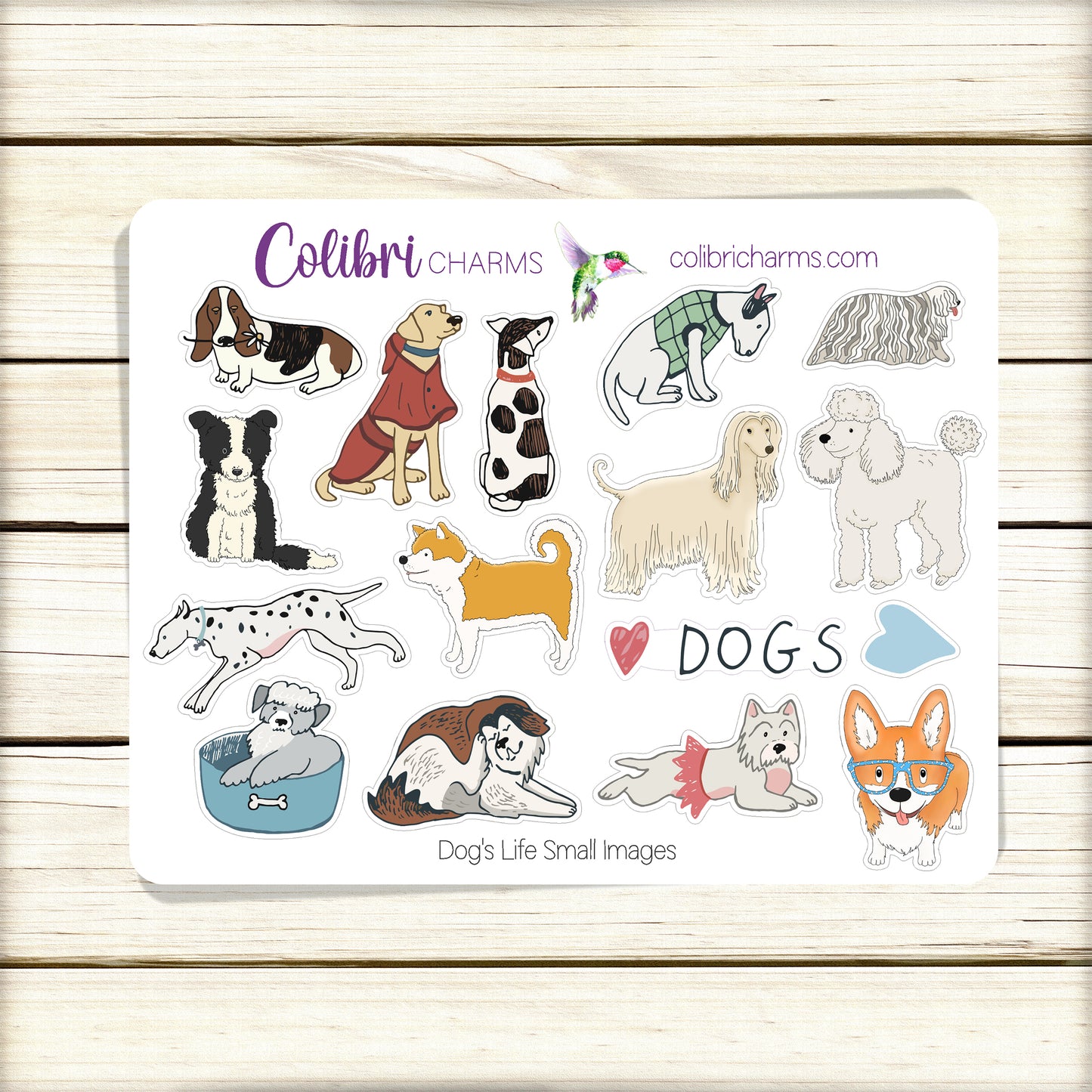 Dog's Life Planner Stickers | Doggy Deco Stickers | Furry Friends Deco | Friendship Planner Sticker Kit | Seasonal Planner Stickers