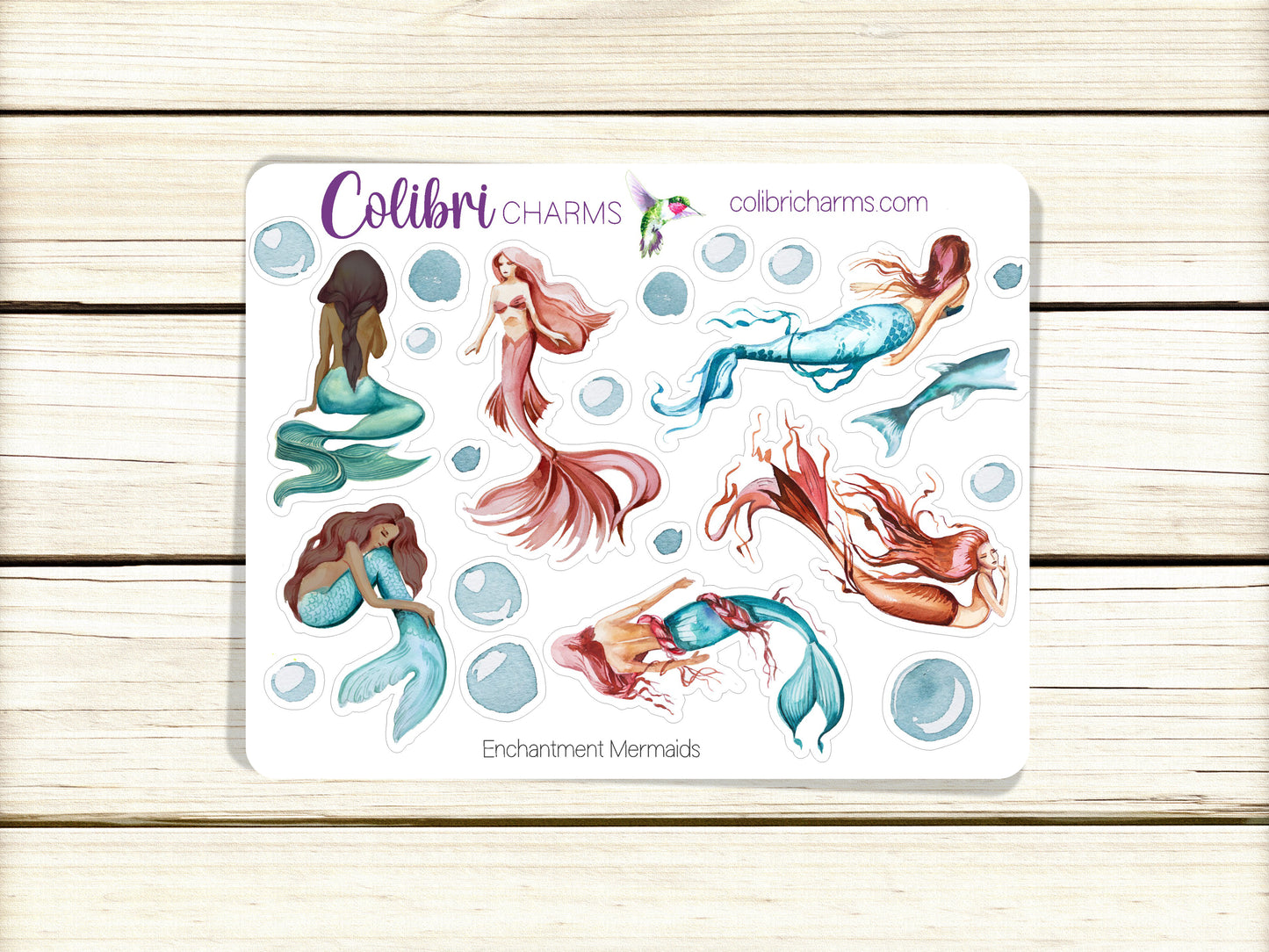 Enchantment Under the Sea Planner Stickers | Sea Life Stickers | Undersea Stickers | Seasonal Planner Stickers