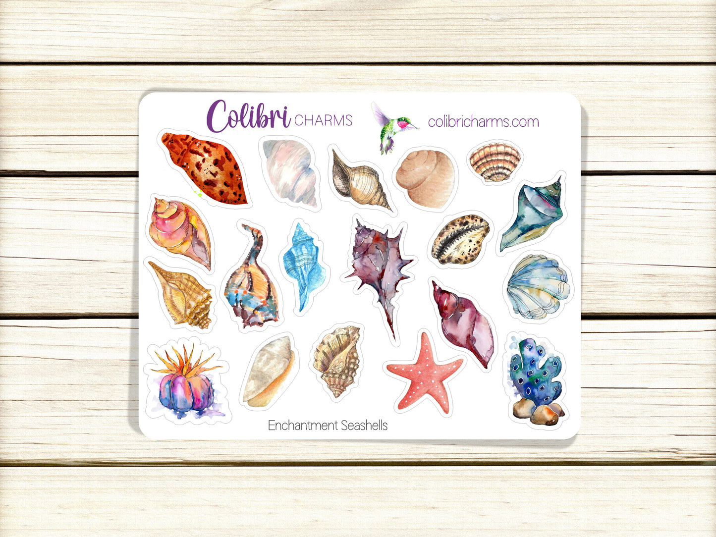 Enchantment Under the Sea Planner Stickers | Sea Life Stickers | Undersea Stickers | Seasonal Planner Stickers