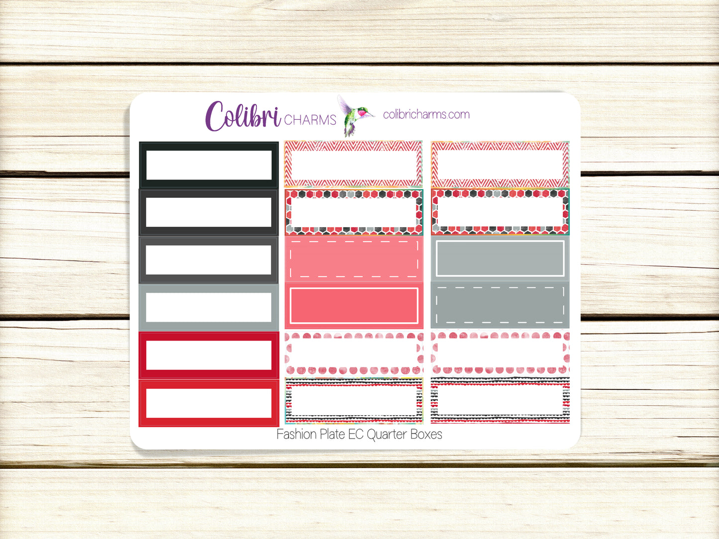 Fashion Plate Box Planner Stickers, Happy Planner Stickers, Seasonal Planner, Functional Planning