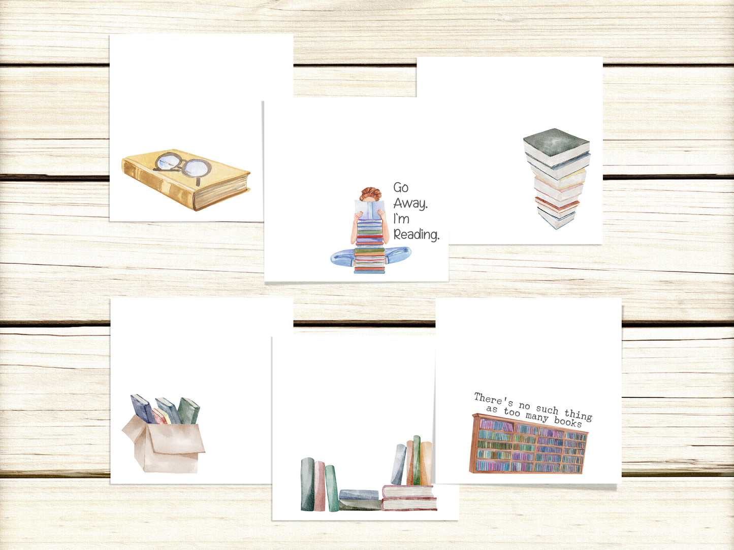 Avid Reader's Post Its,  Pad of 24 Exclusive Sticky Notes, Readers Stickies, Gift for Librarian or Teacher