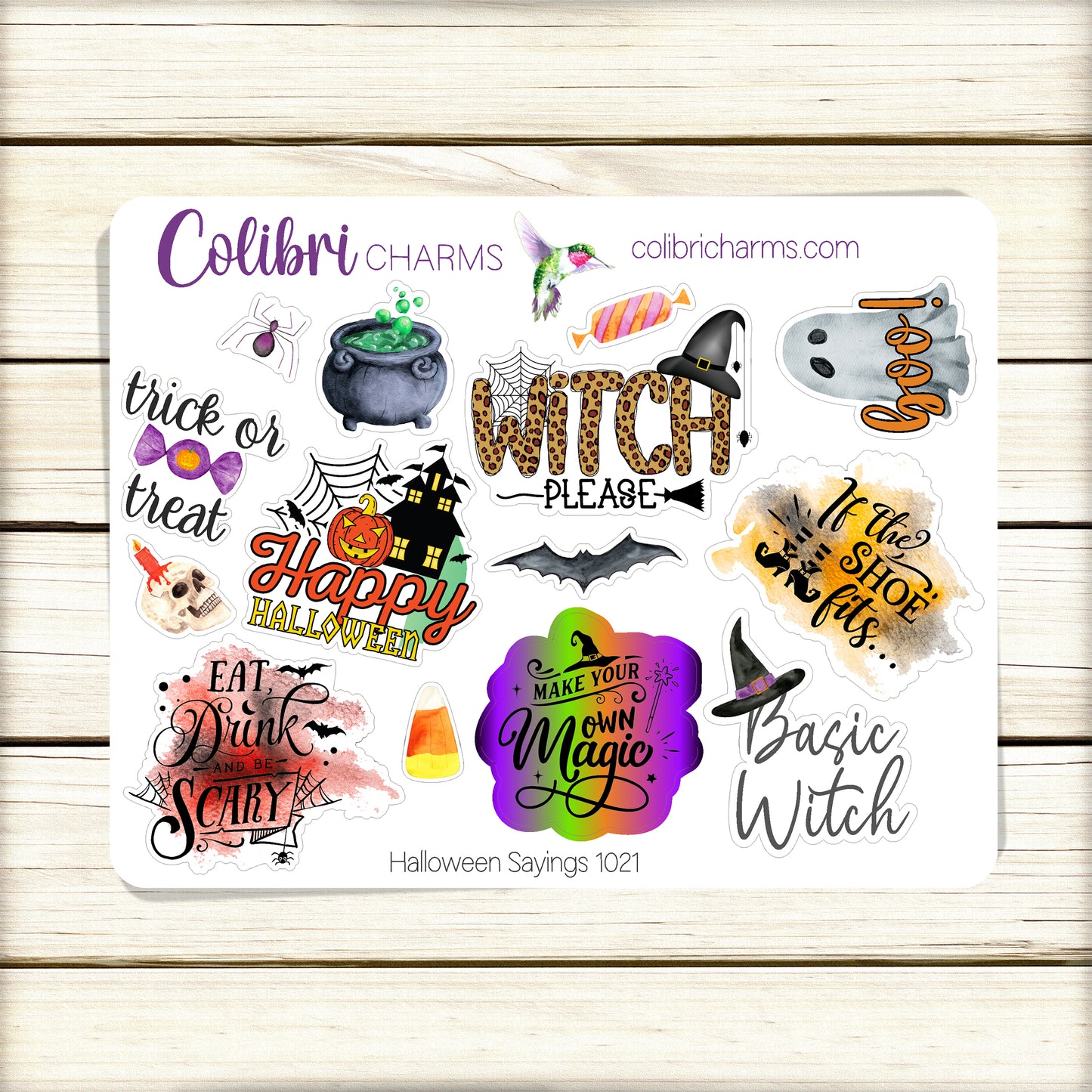 Halloween Planner Stickers | Spooky Stickers | October 31 Stickers | Seasonal Planner Stickers