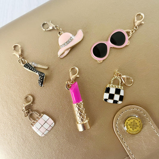 High Fashion Charms | High Heel Bookmark | Luxury Handbag Stitch Marker | Couture Charms | Designer Charms