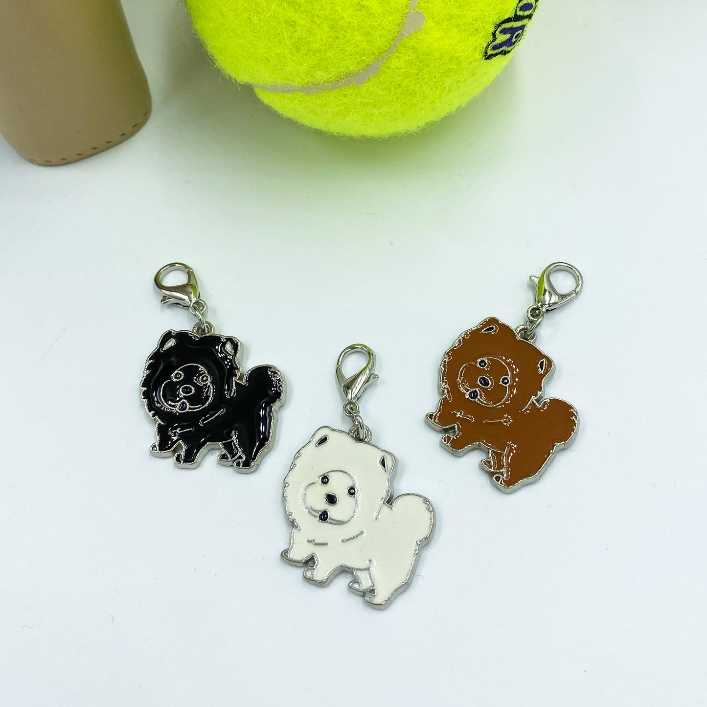 Chow Chow Dog Charm | Dog Lover's Bookmark | Colibri Clip | Stitch Marker | Progress Keeper | Counter