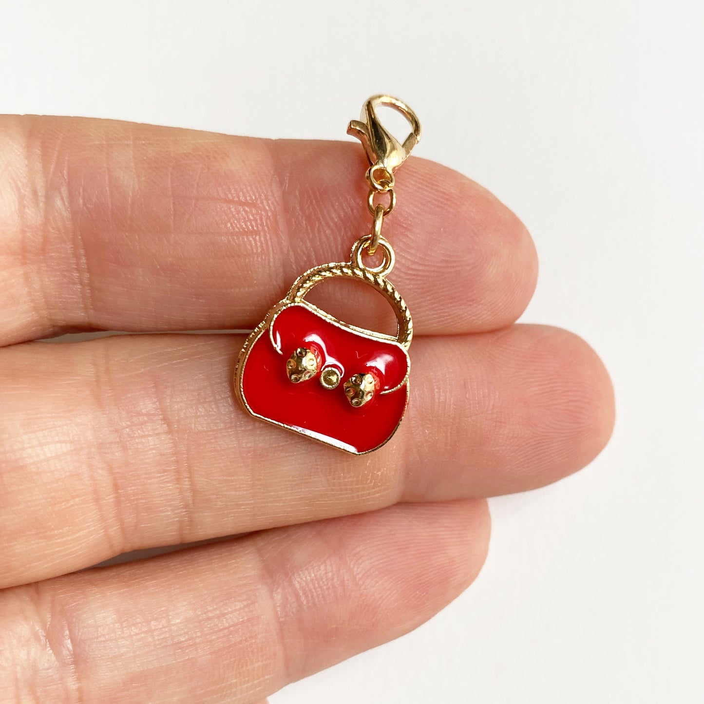 Fashion Plate Charms | High Heel Bookmark | Luxury Handbag Stitch Marker | Couture Charms |Designer Charms