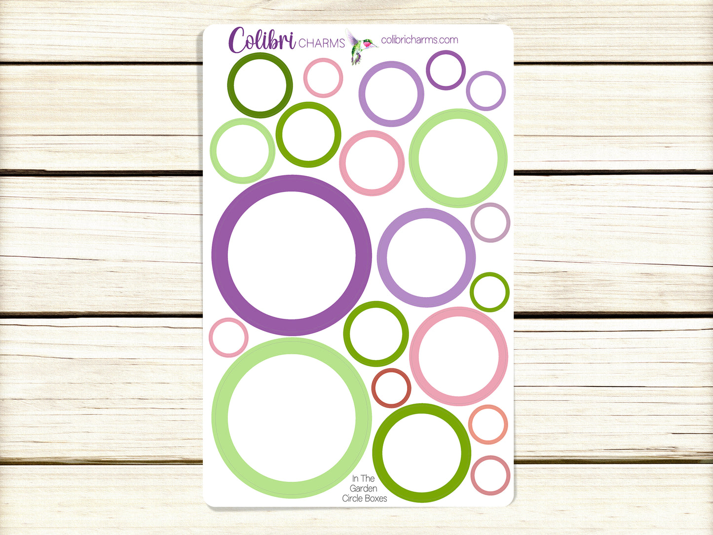 In the Garden Box Planner Stickers, Floral Happy Planner Stickers, Seasonal Planner, Functional Planning