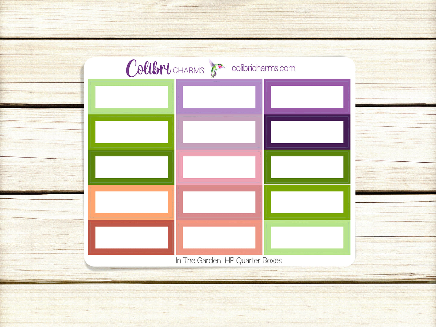 In the Garden Box Planner Stickers, Floral Happy Planner Stickers, Seasonal Planner, Functional Planning