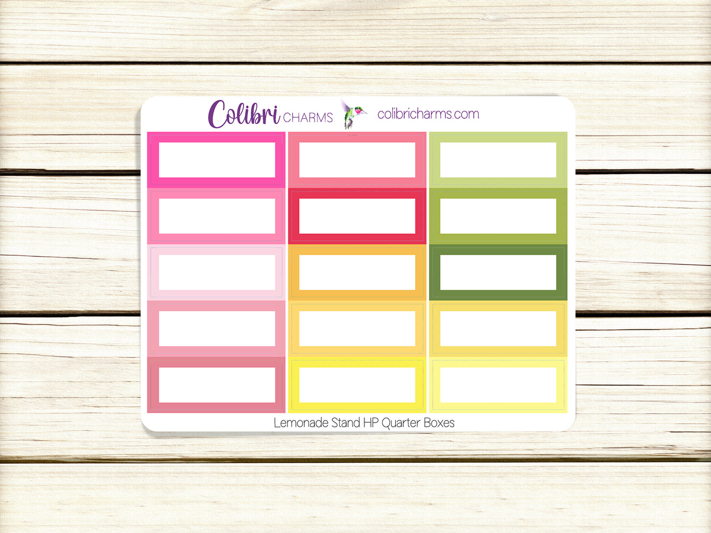 Lemonade Stand Box Planner Stickers | Summertime Happy Planner Stickers | Seasonal Planner | Functional Planning