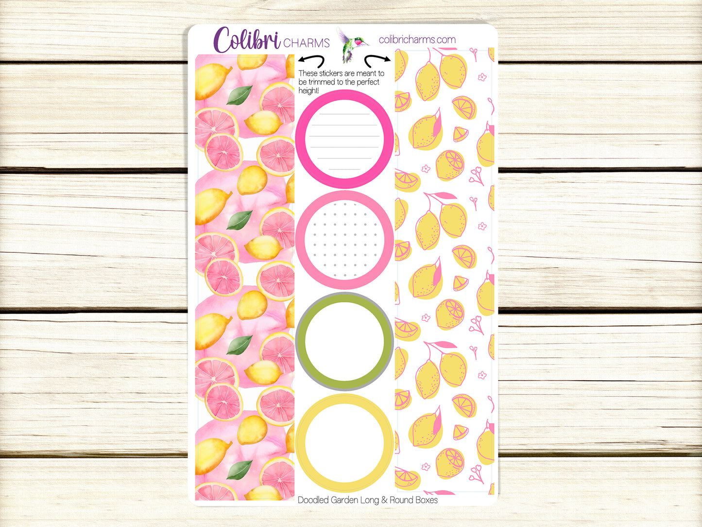 Lemonade Stand Box Planner Stickers | Summertime Happy Planner Stickers | Seasonal Planner | Functional Planning