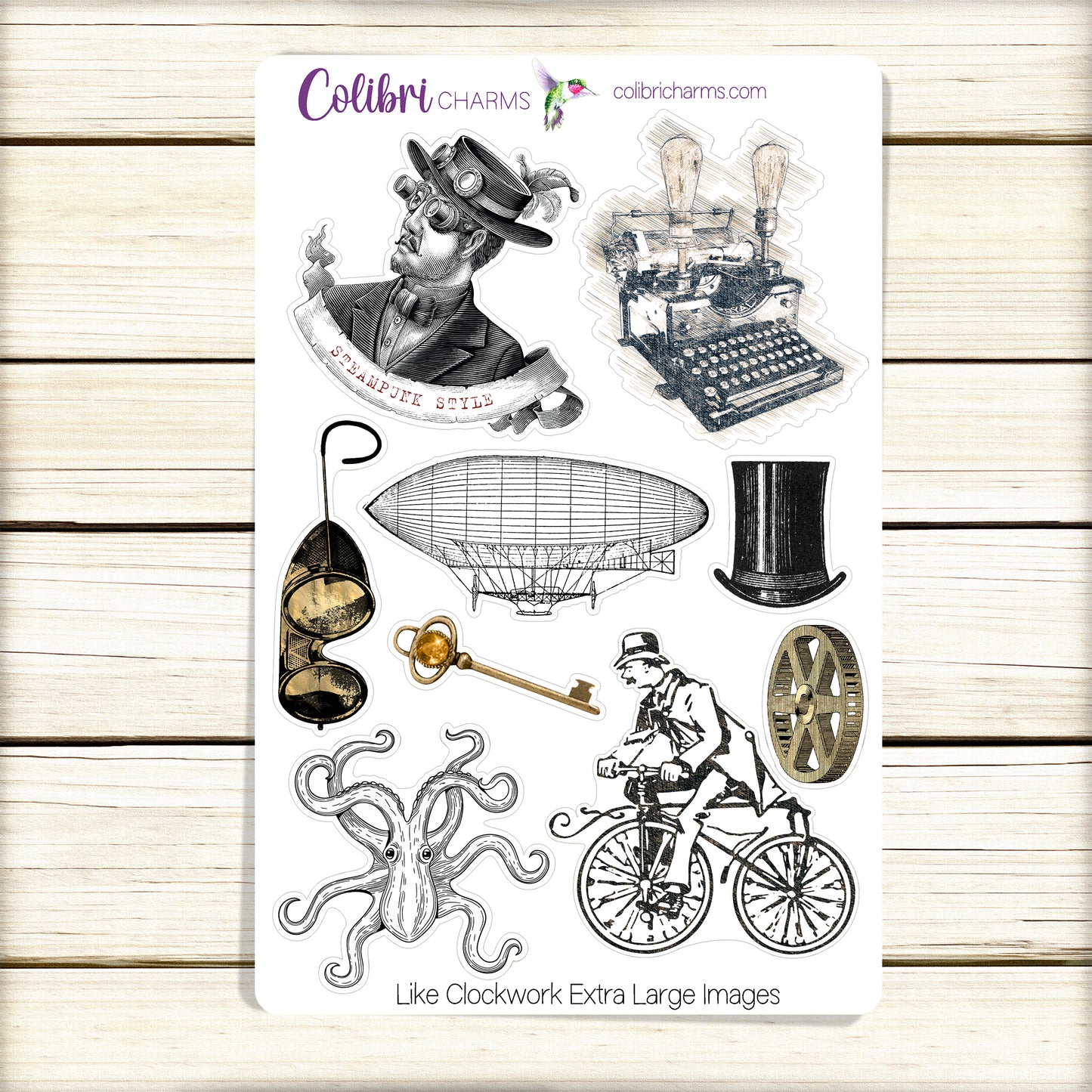 Steampunk Planner Stickers | Like Clockwork Deco Stickers | Deco | Deco Planner Sticker Kit | Seasonal Planner Stickers