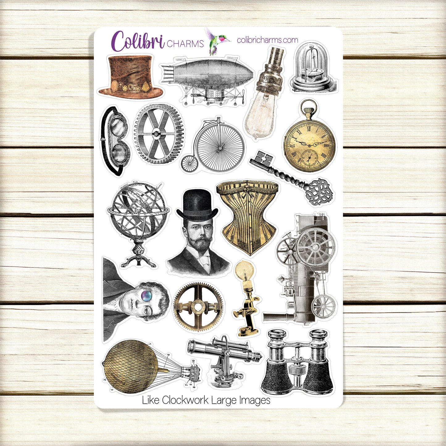 Steampunk Planner Stickers | Like Clockwork Deco Stickers | Deco | Deco Planner Sticker Kit | Seasonal Planner Stickers