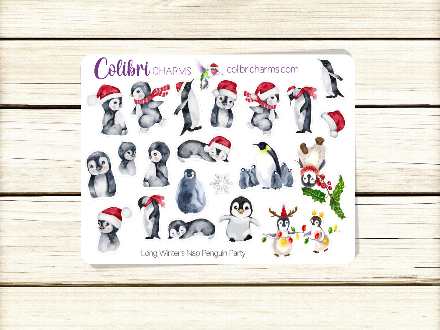 Christmas Planner Stickers | Long Winter’s Nap Stickers | Holiday Stickers | Seasonal Planner Stickersr