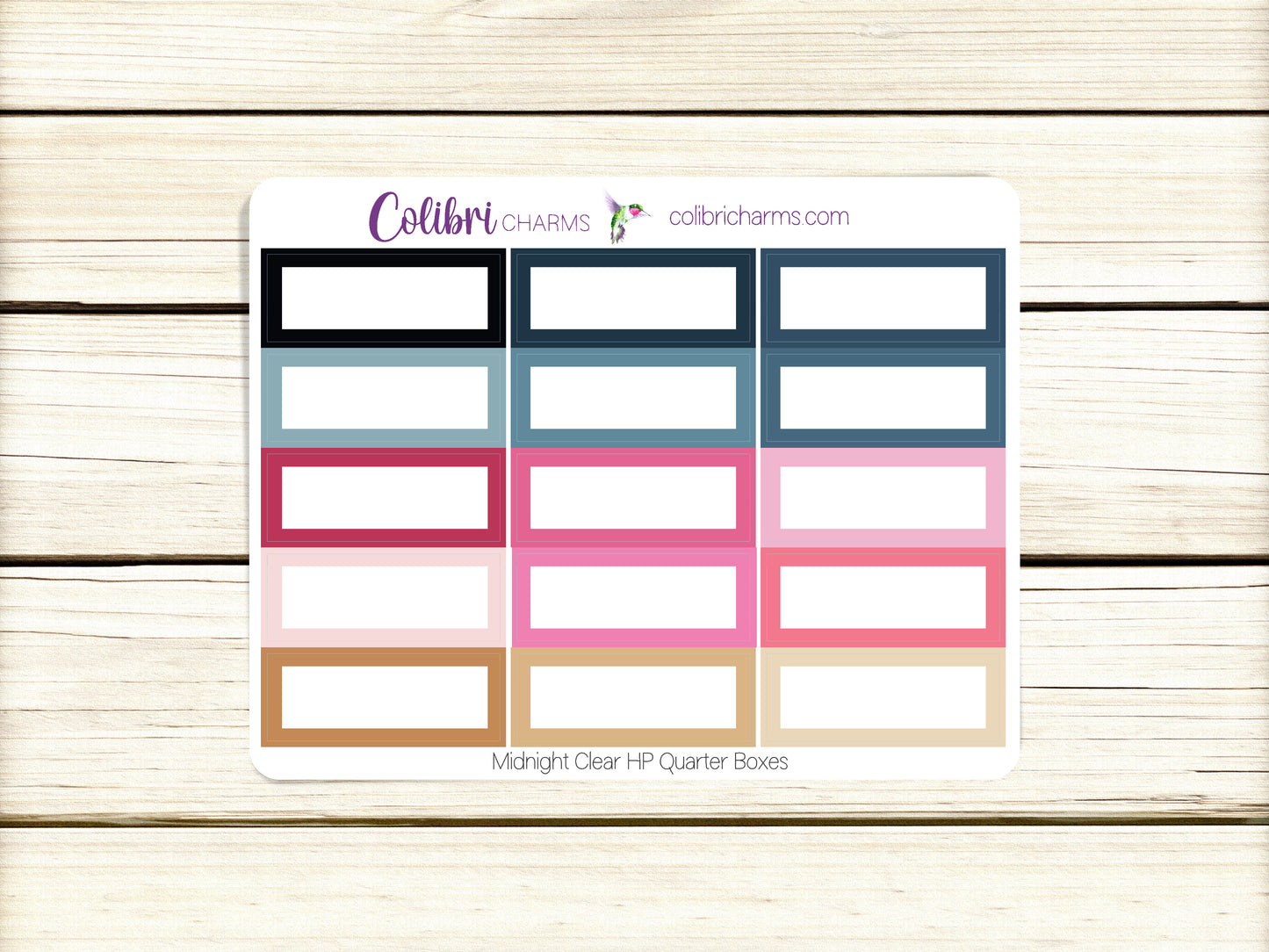 Midnight Clear Box Planner Stickers, Happy Planner Stickers, Christmas Winter Planner, Functional Planning