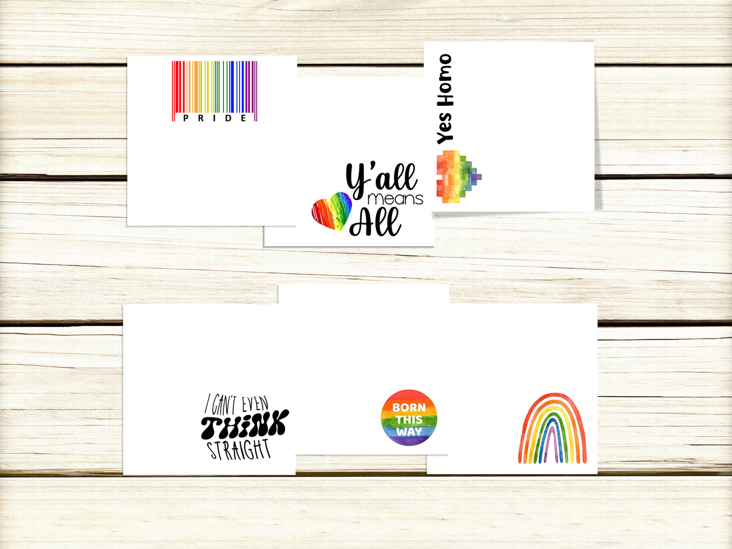 Pride Sticky Notes: Pad of 24 Gay-Themed Sticky Notes