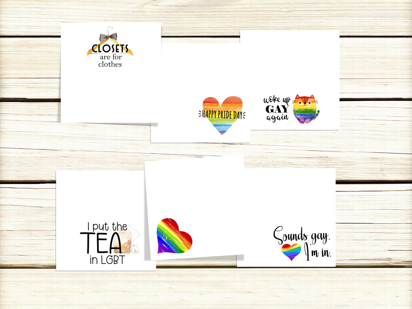 Pride Sticky Notes: Pad of 24 Gay-Themed Sticky Notes