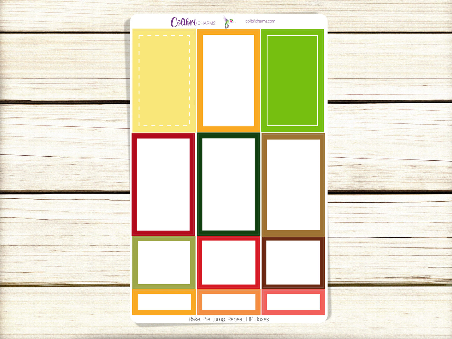 Rake. Pile. Jump. Repeat. Box Planner Stickers, Happy Planner Stickers, Seasonal Planner, Functional Planning