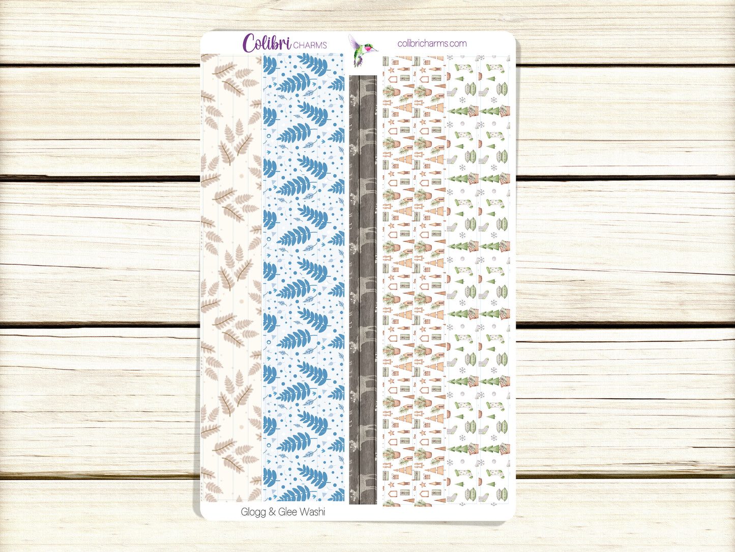 Scandinavian Christmas Washi Strip Stickers, Nordic Holiday Deco, Hygge Planner Stickers, Seasonal Planner Stickers