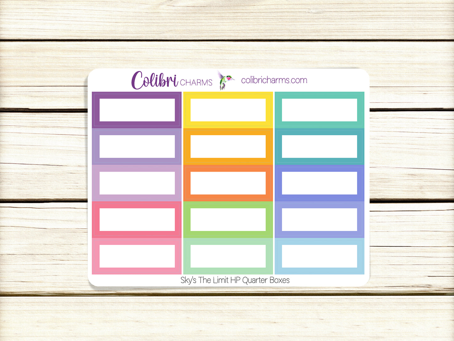 Sky's The Limit Box Planner Stickers | Hot Air Balloon Happy Planner Stickers | Seasonal Planner | Blue Skies Functional Planning