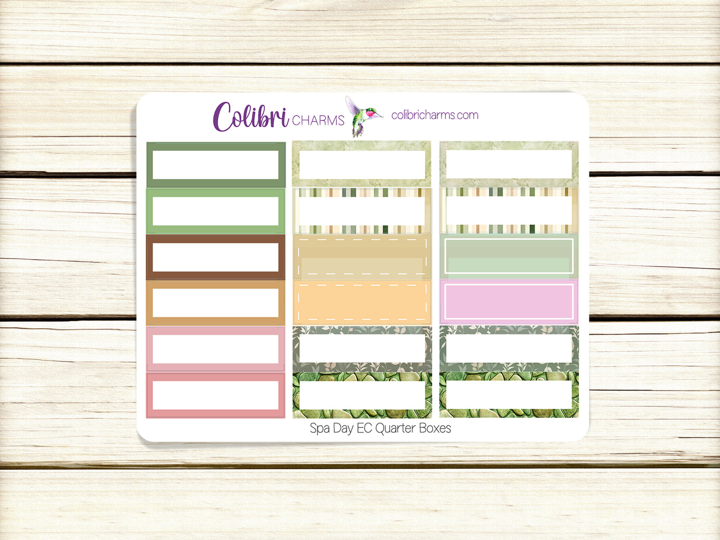 Spa Day Box Planner Stickers | Self Care Happy Planner Stickers | Seasonal Planner | Functional Planning