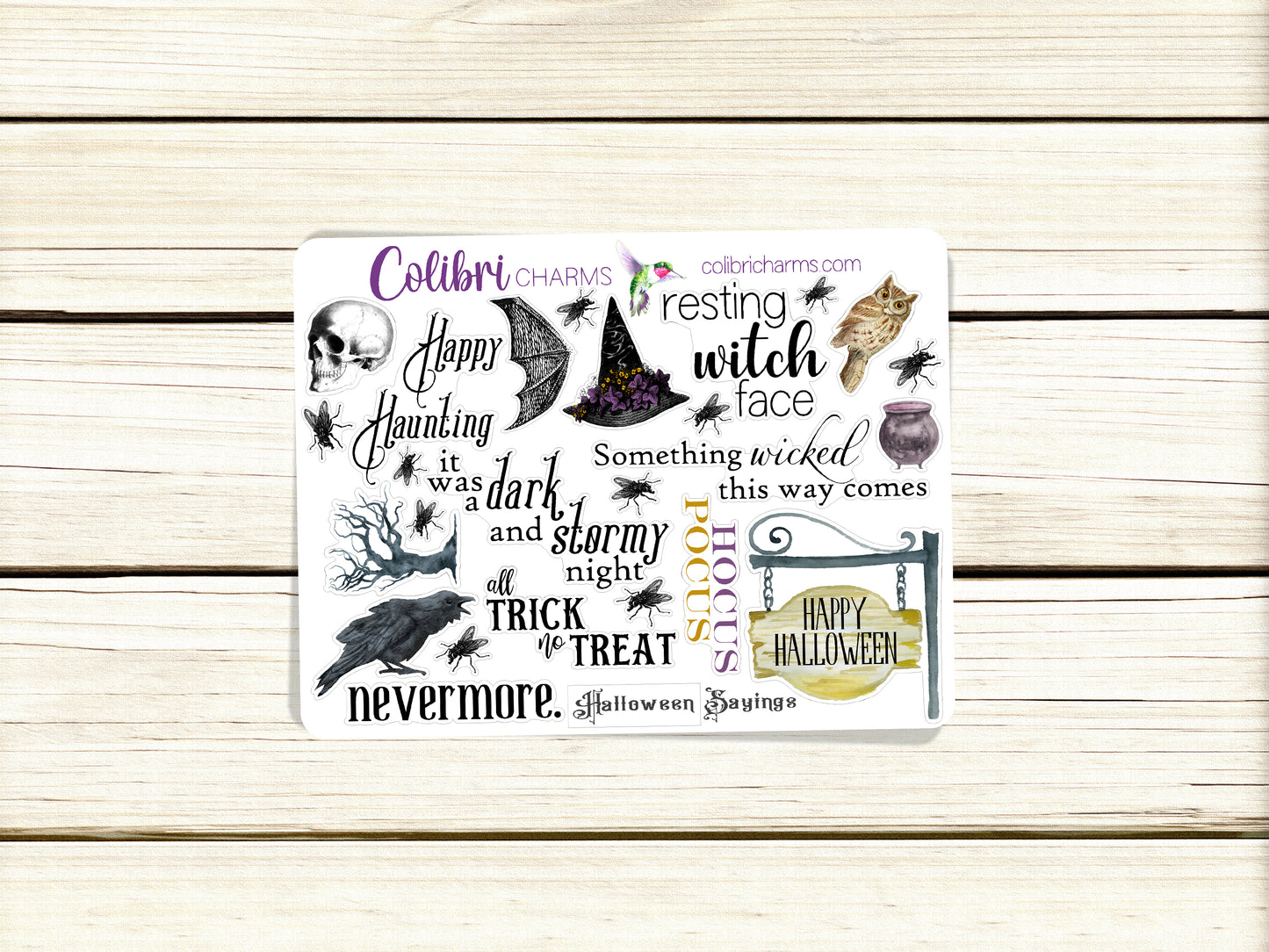 Steampunk Halloween Planner Stickers | Vintage | Spooky | Victorian Sticker Kit | Seasonal Planner Stickers