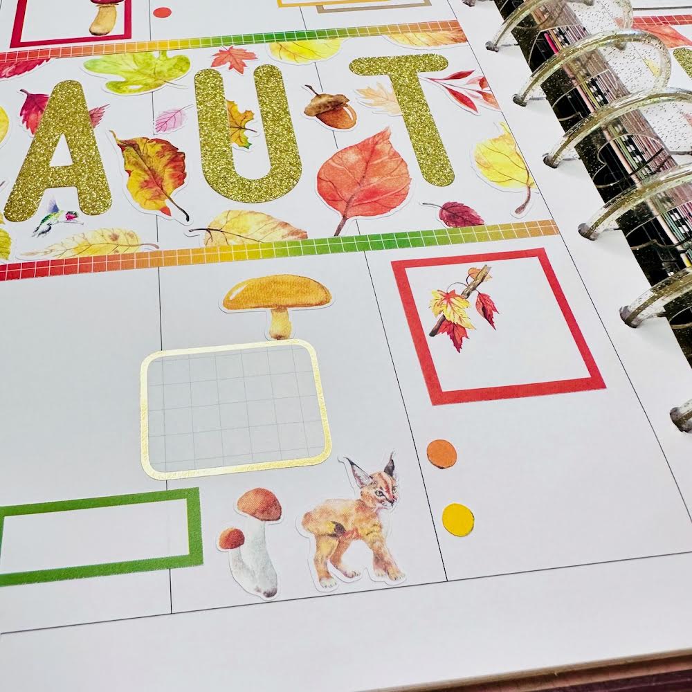 Forest Friends Box Planner Stickers | Autumn Stickers | Happy Planner Stickers | Seasonal Planner |