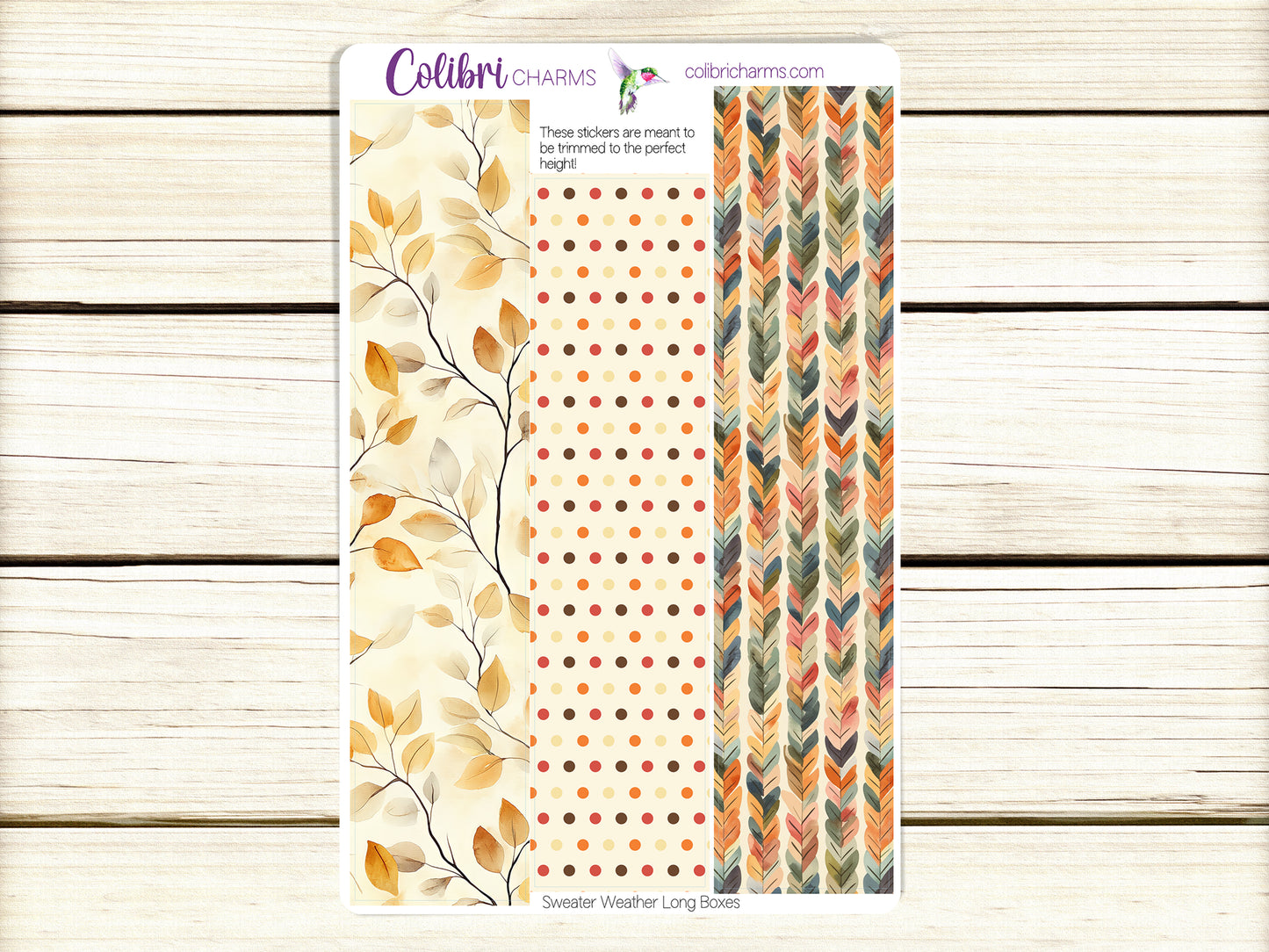 Sweater Weather Box Planner Stickers | Cozy Autumn Happy Planner Stickers | Fall Seasonal Planner | Functional Planning