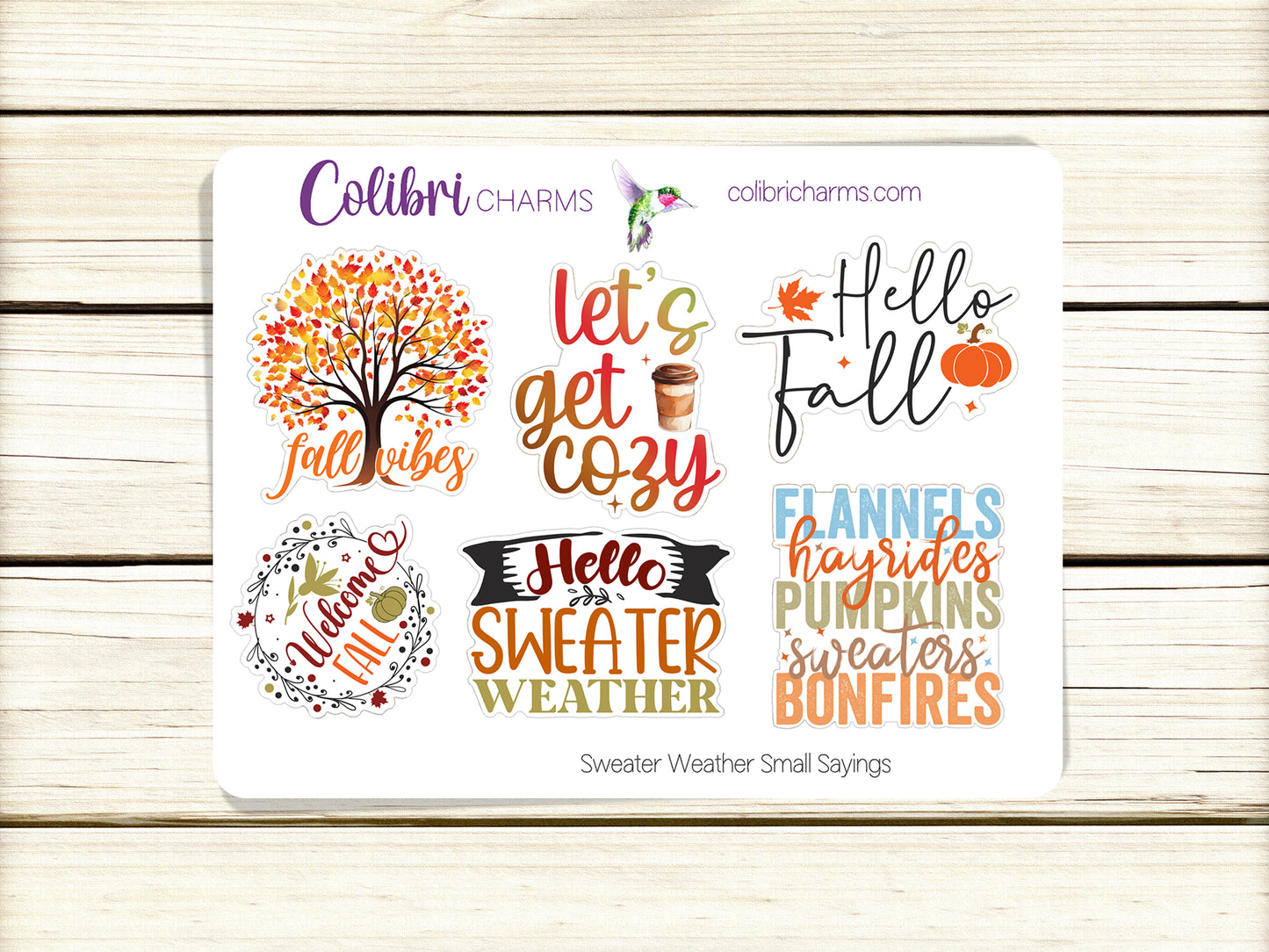 Sweater Weather Planner Stickers | Cozy Autumn Deco Stickers | Fall Deco | Knitting Planner Sticker Kit | Seasonal Planner Stickers