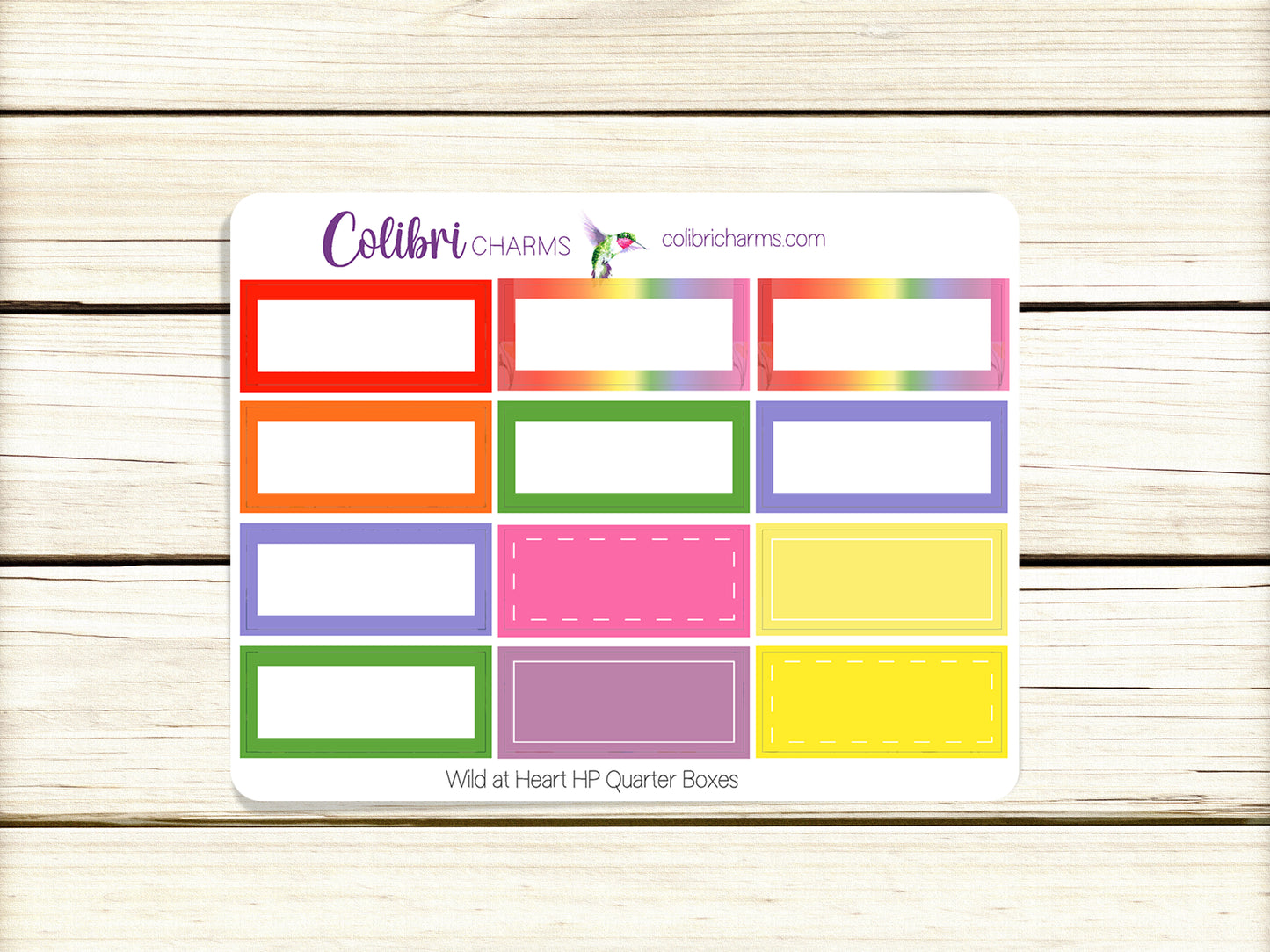 Wild at Heart Box Planner Stickers | Wildflower Stickers | Floral Stickers | Happy Planner Stickers | Seasonal Planner Stickers