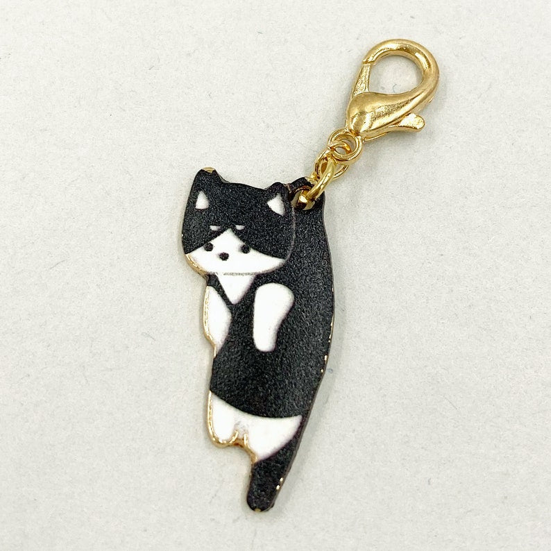 Enamel Cats Planner Charms | Kitty Stitch Marker | Bookmark | Perfect Gift for Cat Lover | Kitties Progress Keeper | Counter