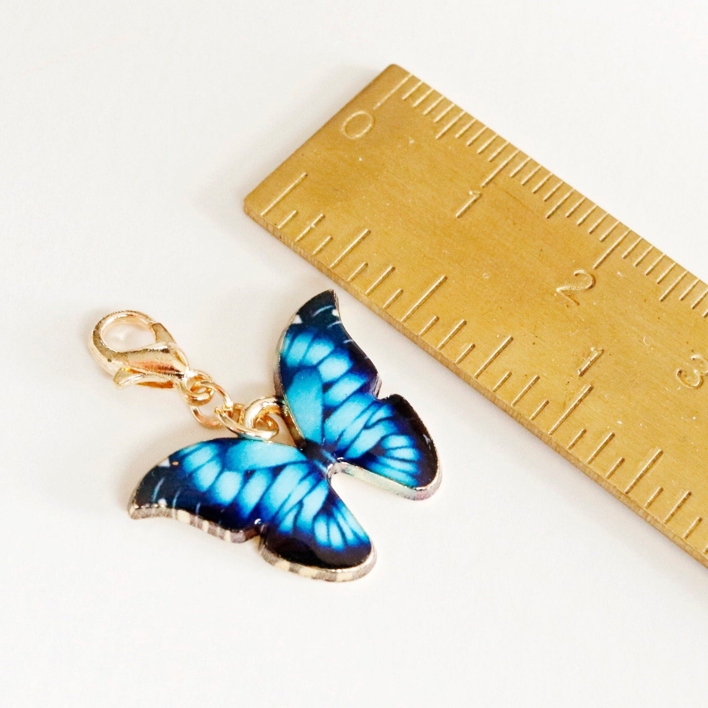 Colorful Butterfly Charms | Pollinator Bookmark | Butterfly Clip | Stitch Marker | Progress Keeper