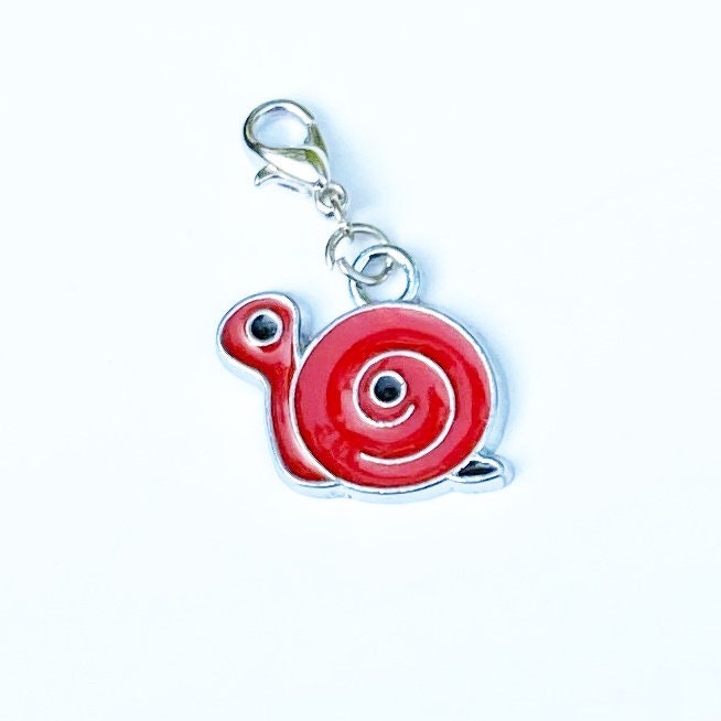 Colorful Snail Charms | Snail Bookmark | Autumn Clip