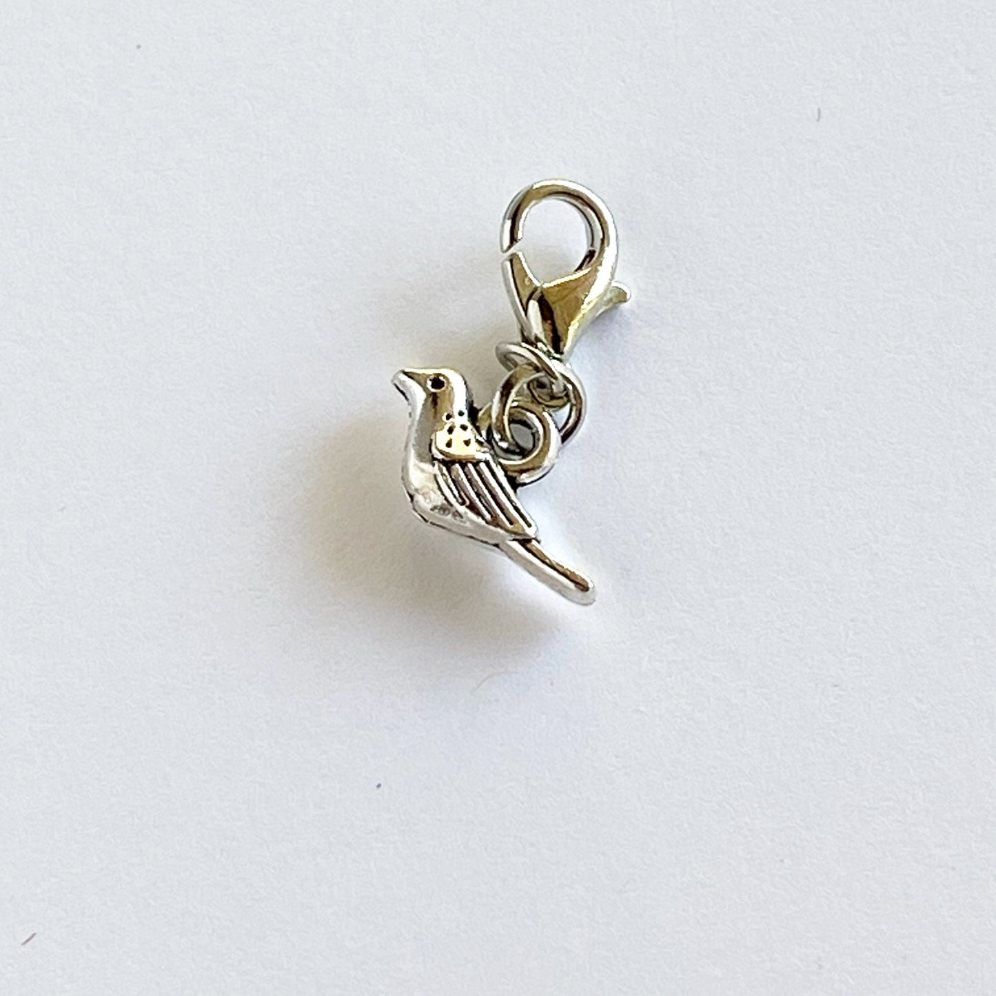 Tiny Bird Charm | Birdie Clip | Bird Stitch Marker | Progress Keeper | Counter