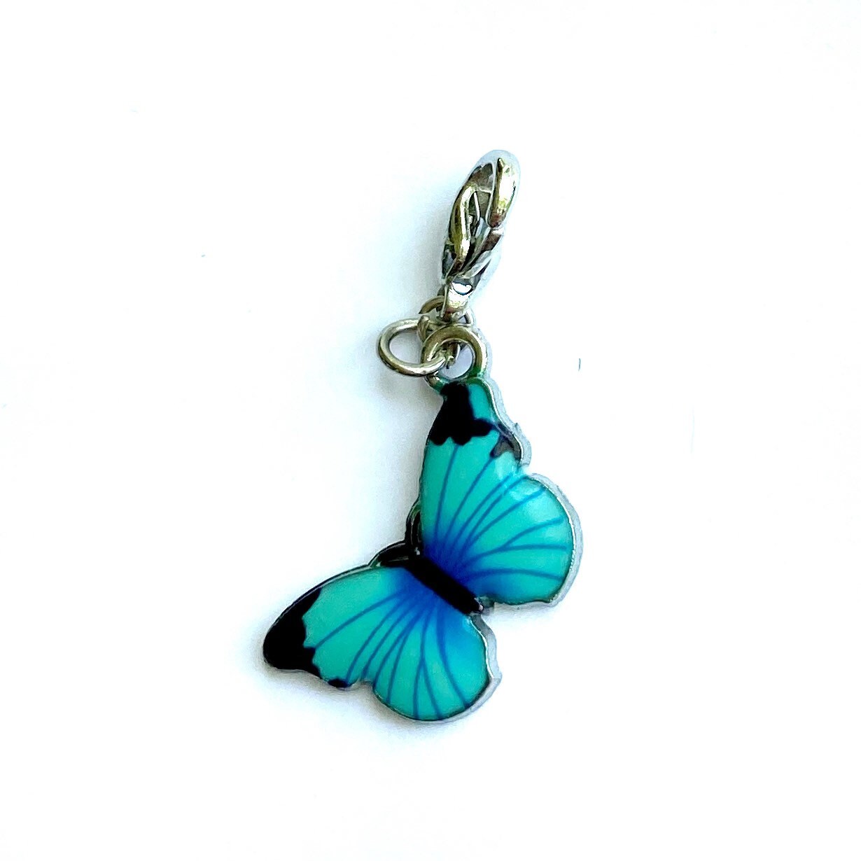 Blue Butterfly Charms | Pollinator Bookmark | Butterfly Clip