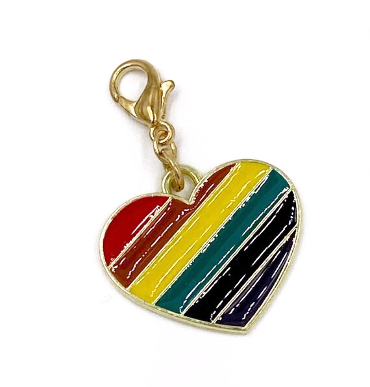 Enamel Rainbow Charms | Colorful Bookmark | Rainbow Stitch Counter | Progress Keeper