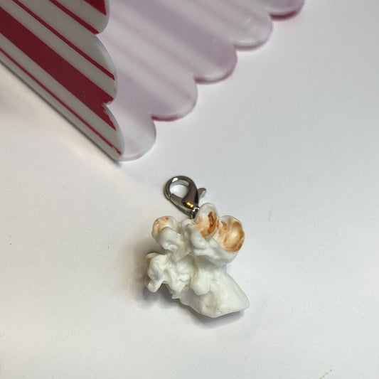 Popcorn Charm | Resin Movie Bookmark | Colibri Clip | Stitch Marker | Progress Keeper | Counter