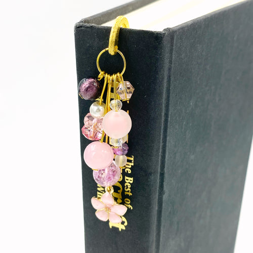 Beaded Wine Glass Bookmark- Book Thong- Gift for Book Lovers